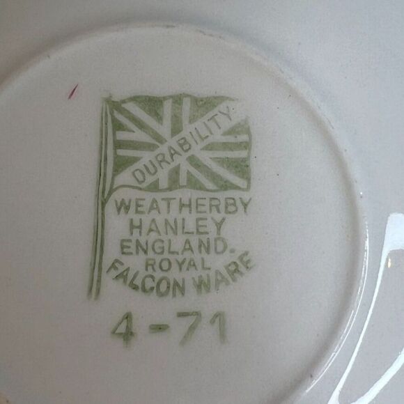 Weatherby Hanley Royal Falcon Ware 4-71 Old Coach House Stratford Small Plate - Picture 4 of 8